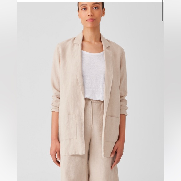 Eileen Fisher Jackets & Blazers - NWT Eileen Fisher Women's Linen Blazer